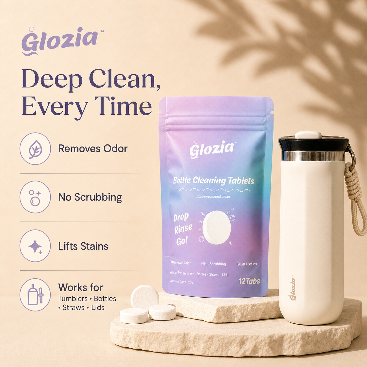 Glozia best cleaning method for cups